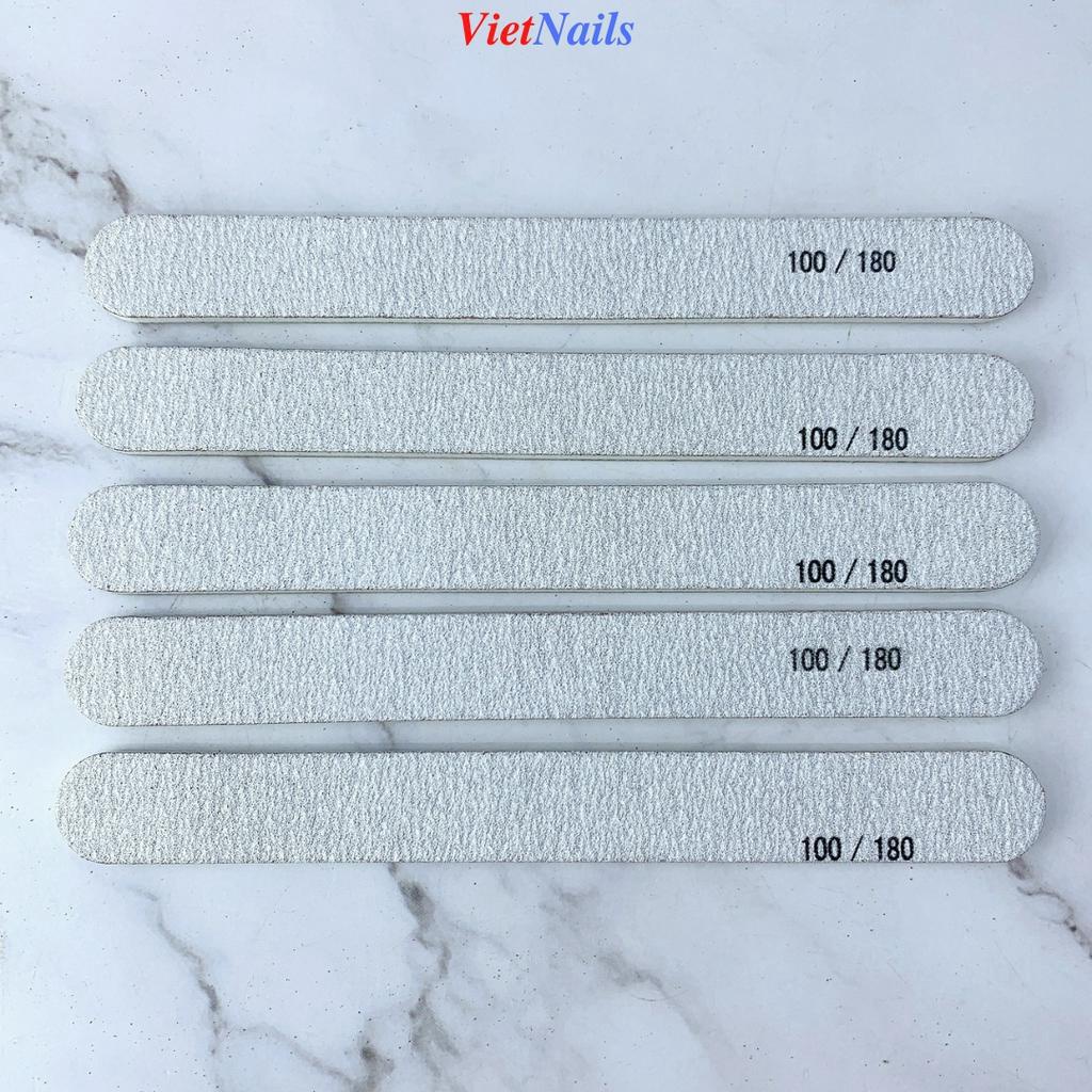 Dũa Móng Tay Thật Độ Nhám 100-180 - Dũa Dày Nhám Xám Dũa Phá Gel