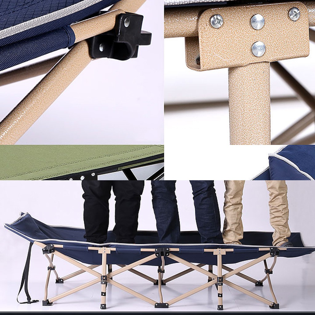 Giường xếp văn phòng ghế xếp gọn tiện lợi khung thép chắc chắn có thể mang theo | BigBuy360 - bigbuy360.vn