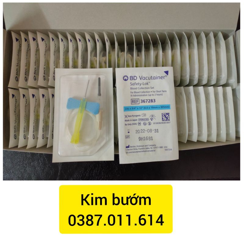 Bộ 10 kim bướm lấy máu ( Tặng kèm 1 Hoder)