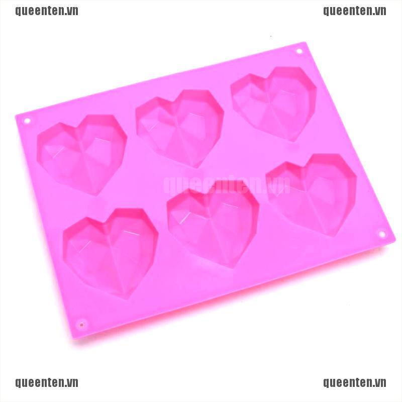 Khuôn Silicone Làm Bánh Hình Trái Tim