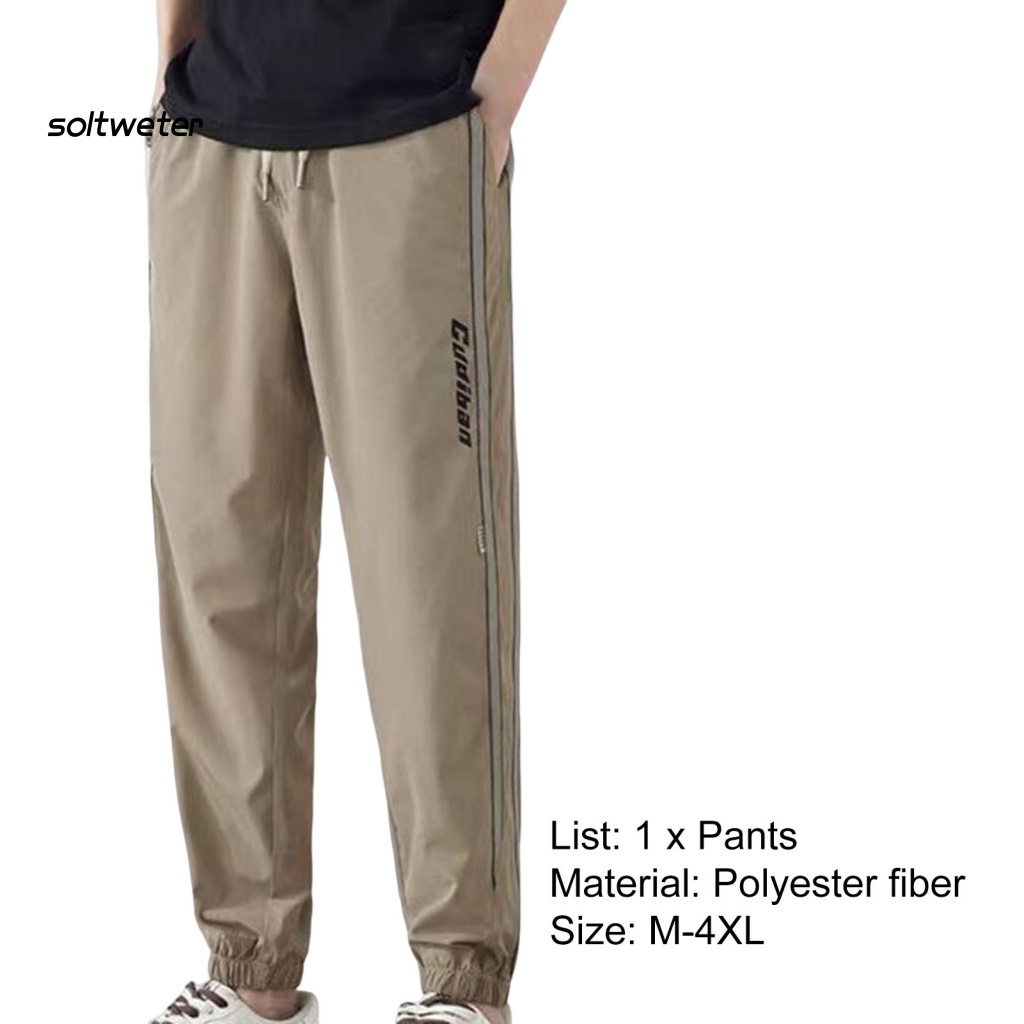 Quần Dài Lưng Vừa Buộc Dây Phong Cách Đường Phố Cá Tính Cho Nam