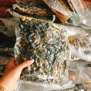 Rong biển cháy tỏi 500gr 140k