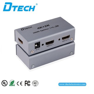 Bộ chia HDMI 1 Ra 2 Dtech Full HD Và 4K