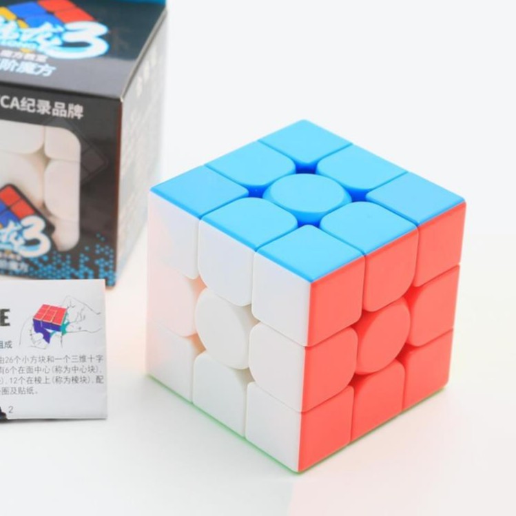 Rubik 3x3 Moyu Meilong 3 MFJS Rubic 3 Tầng Stickerless