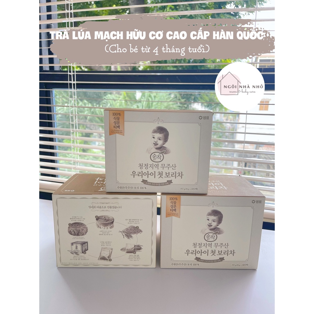 TRÀ LÚA MẠCH CAO CẤP CHO BÉ - 100% HỮU CƠ ĐẾN TỪ HÀN QUỐC