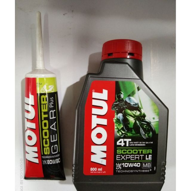 [giá rẻ nhất] Combo nhớt Motul cho xe tay ga