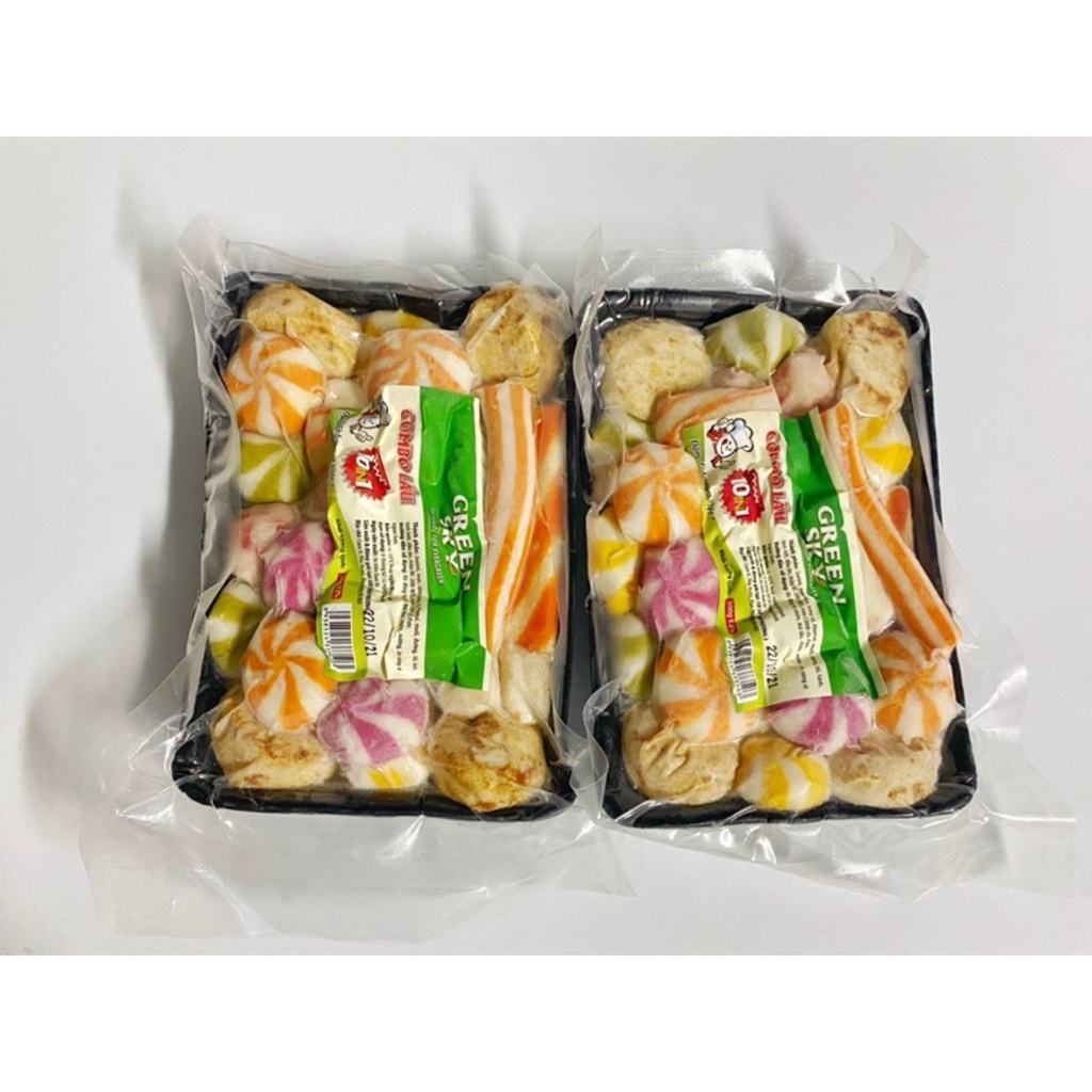 Viên thả lẩu mix Green Sky - Viên thả lẩu thập cẩm - 500g