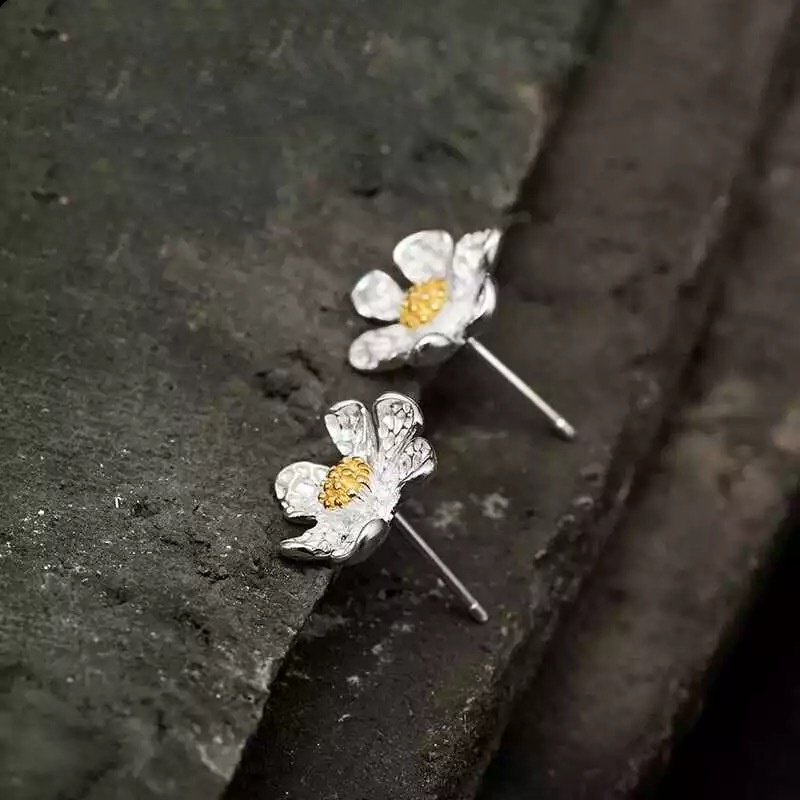 Khuyên Tai Hình Hoa Nhỏ Đơn Giản Thời Trang Hàn Quốc Mới Cho Nữ