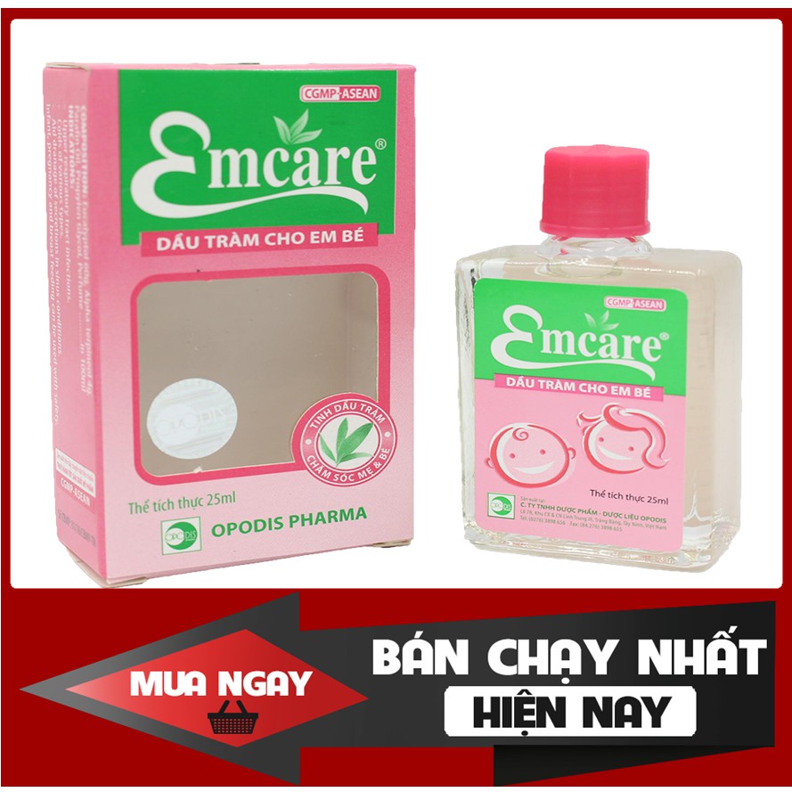 Dầu tràm em bé EMCARE - 25ml