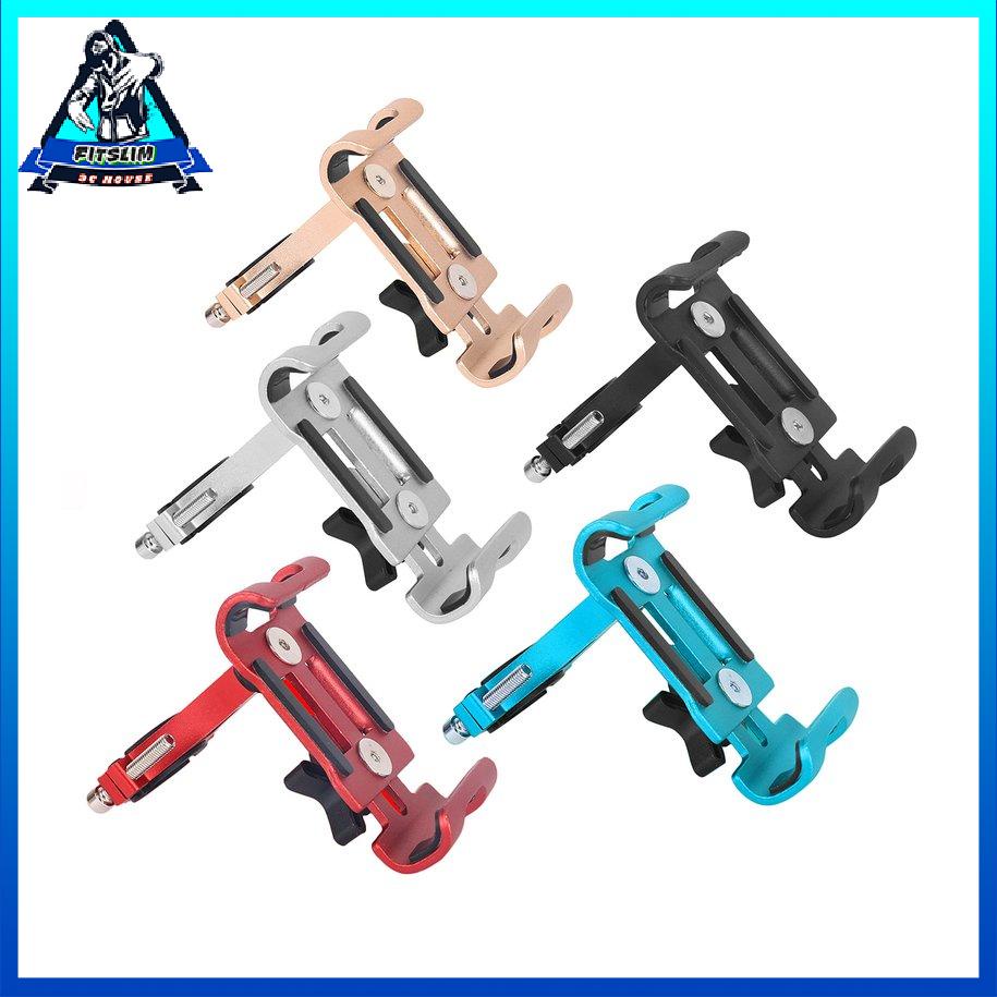 Giá đỡ cố định Xe đạp Xe máy Xe đạp Giá đỡ điện thoại di động Hợp kim nhôm