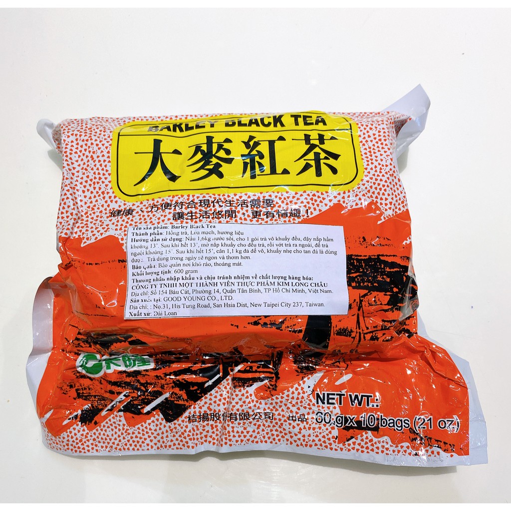Trà BarLey Lúa Mạch thanh lọc cơ thể tốt cho sức khỏe hàng nhập khẩu Đài Loan 600gam
