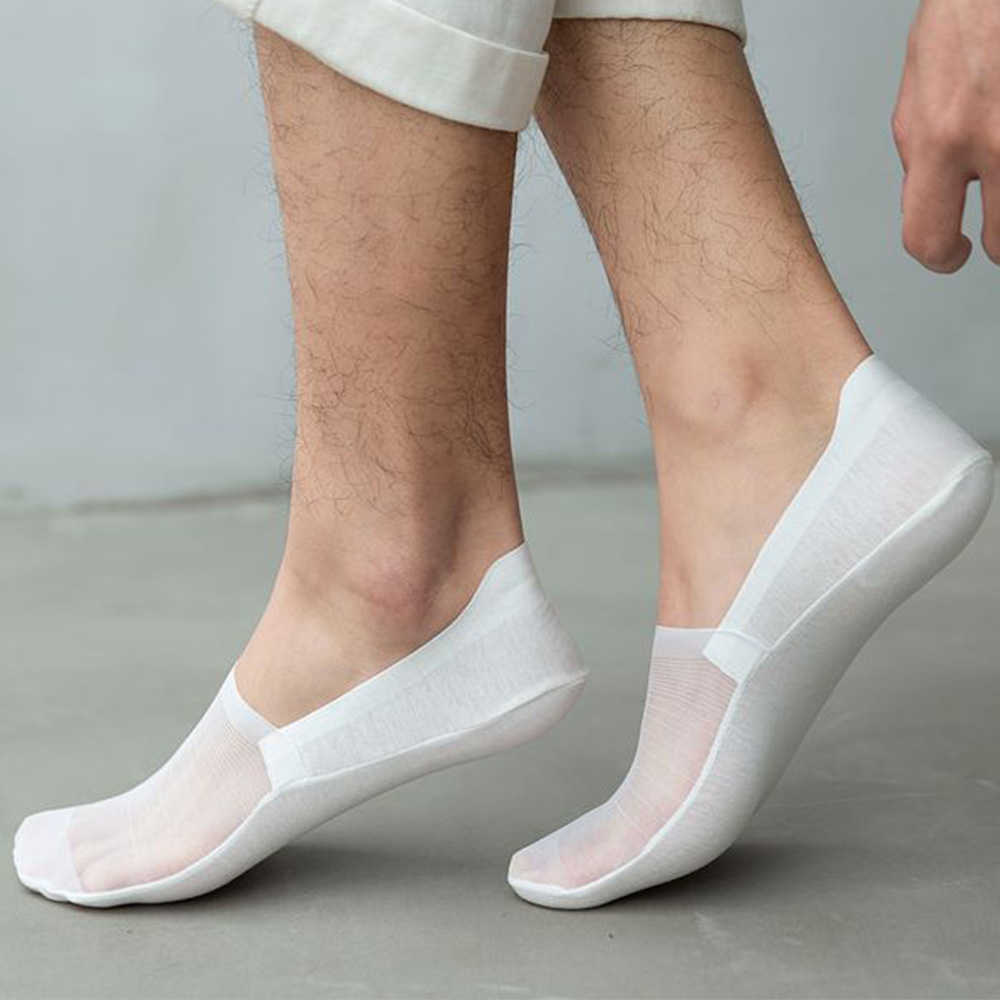 Tất lưới mỏng vô hình mềm mại thoáng khí dành cho nam