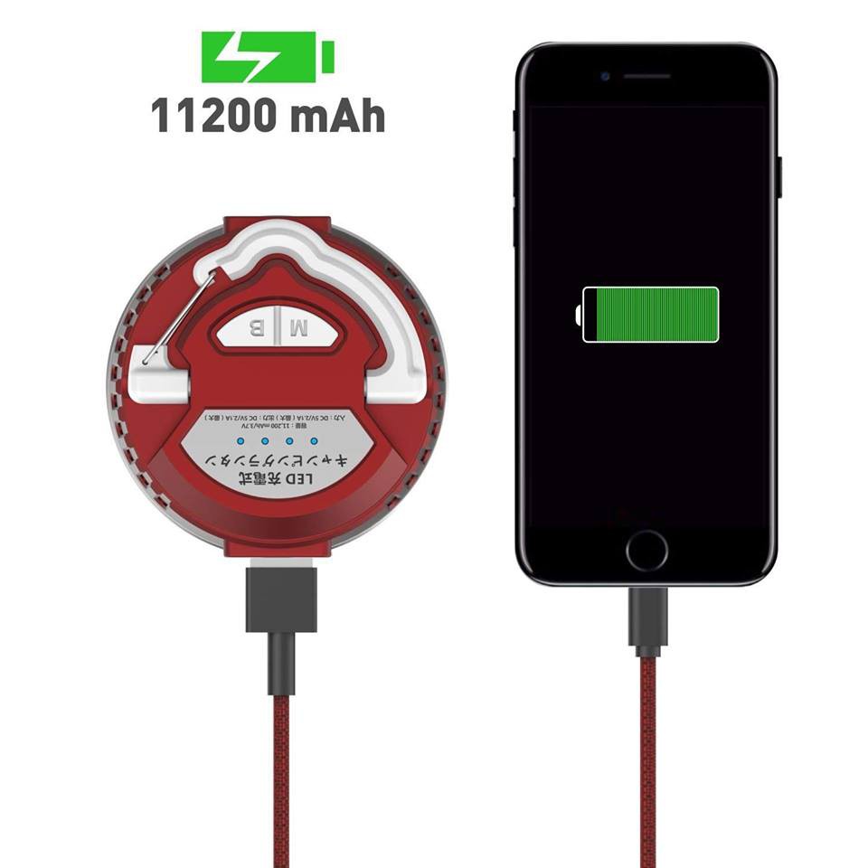 ĐÈN TÍCH ĐIỆN KIÊM SẠC DỰ PHÒNG SUPERWAY CÔNG SUẤT KHỦNG 11200MAH
