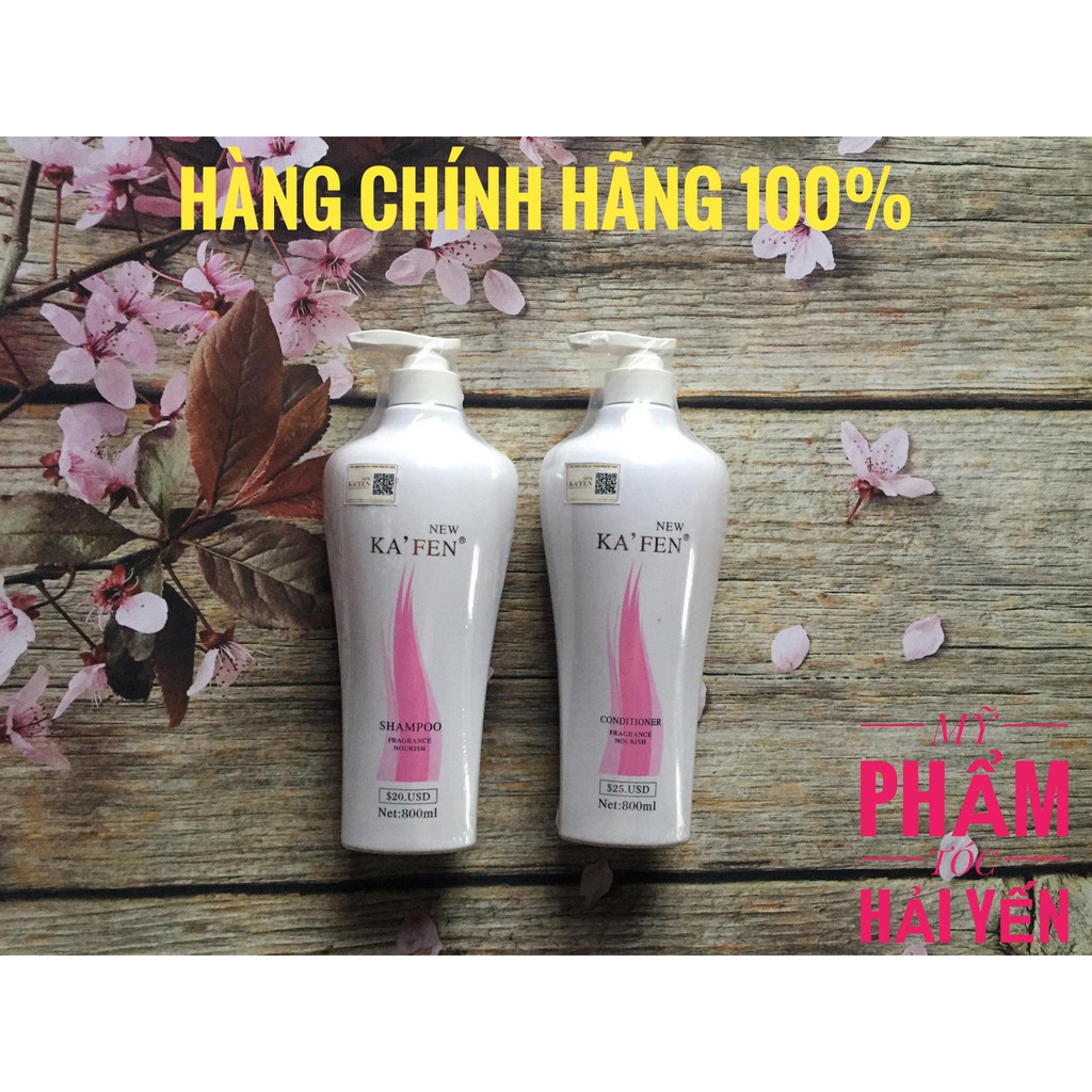 🌻 HÀNG CHÍNH HÃNG 🌻 Bộ Dầu Gội - Dầu Xả KAFEN NEW-Chống Rụng Tóc Phục Hồi VÀ Giữ Ẩm 850ml- MỸ PHẨM HẢI YẾN