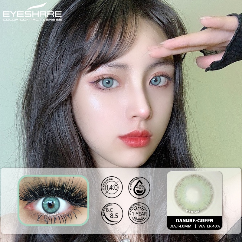 Set 2 kính áp tròng EYESHARE mềm mại thời trang