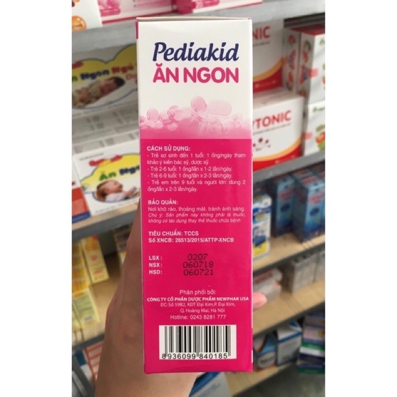 pediakid ăn ngon hộp 20 ống