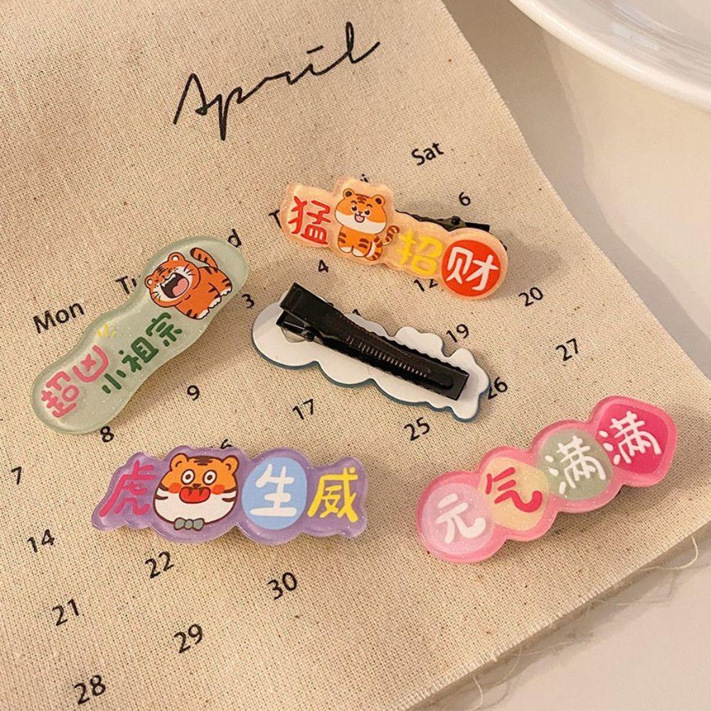 IVORY Kẹp Tóc Hoạt Hình Dễ Thương Cho Bé