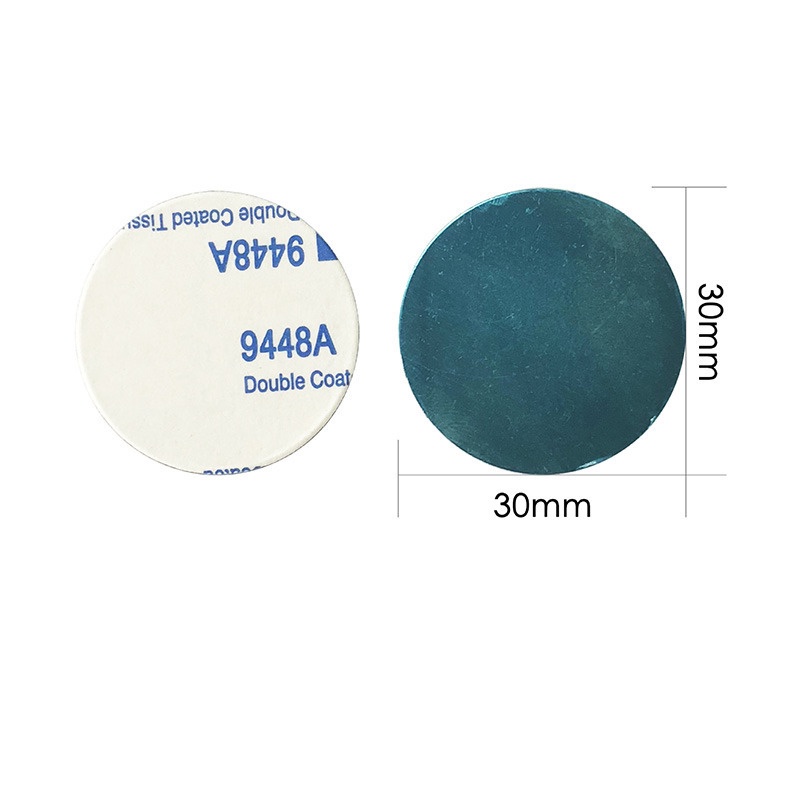 1 Tấm Kim Loại Từ Tính 30mm Giữ Điện Thoại / Đế Nam Châm Cho Xe Hơi