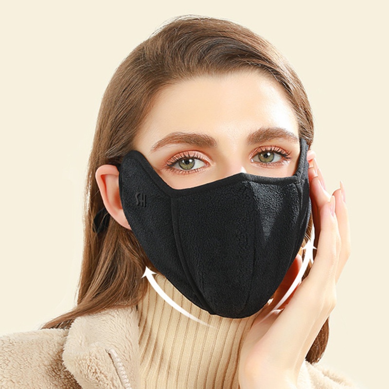 Khẩu Trang Chống Nắng Chống Bụi Tự Nhiên Giữ Ấm Mùa Đông Có Thể Tá