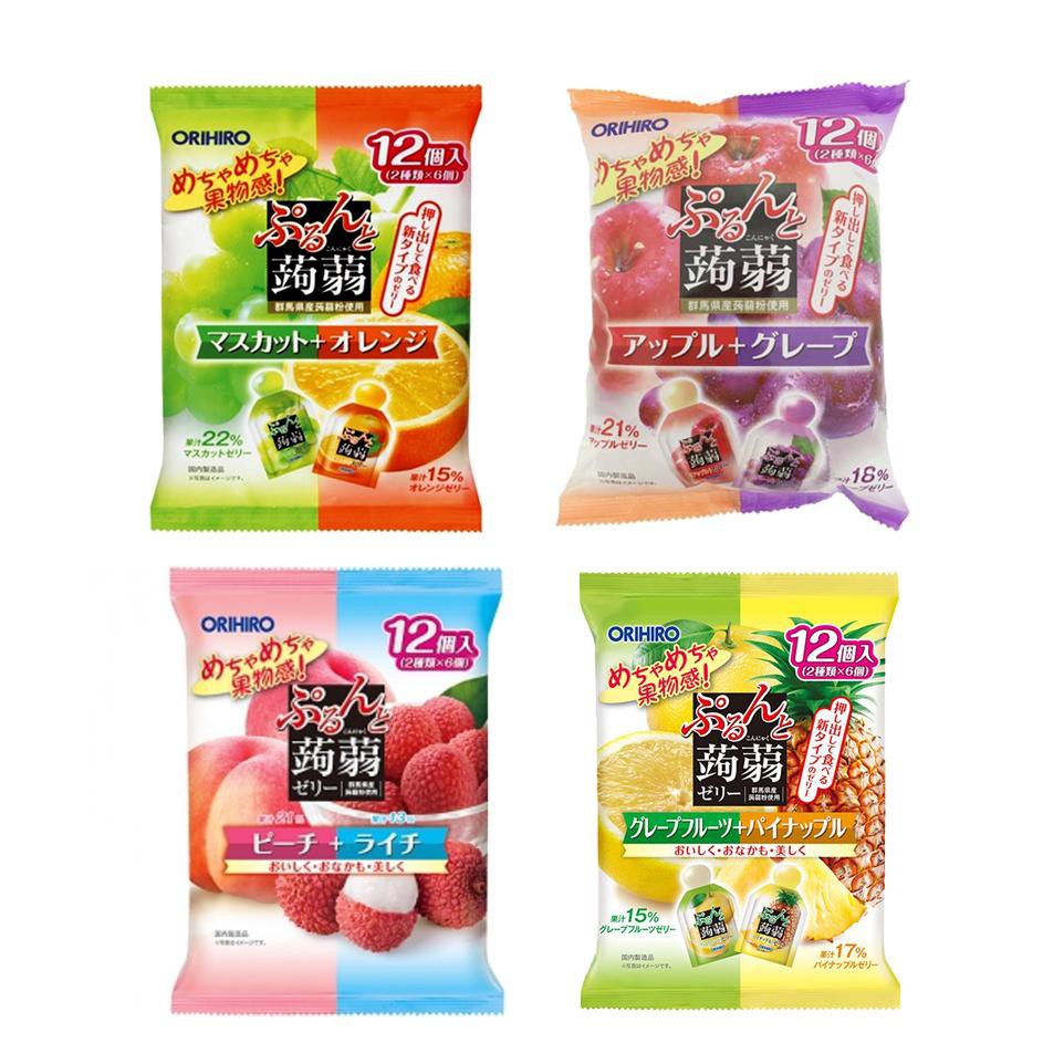Thạch Hoa Quả Orihiro Nhật Bản hương vị trái cây túi 120g/ 240g