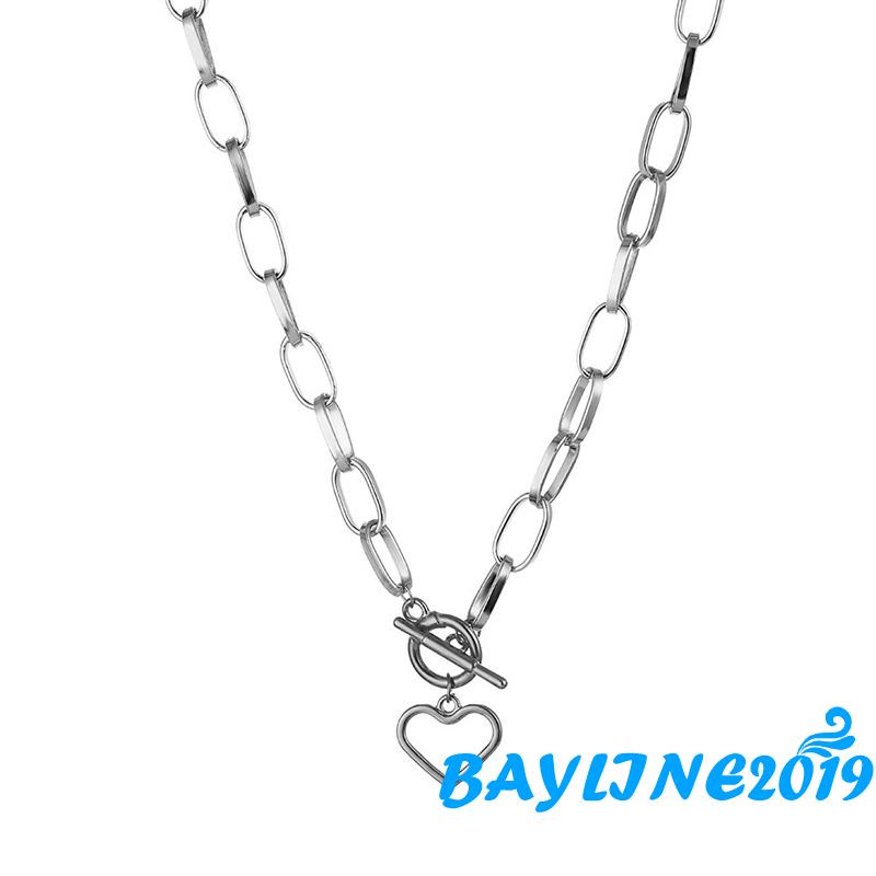 Vòng cổ choker hình trái tim màu vàng/bạc cổ điển cho cặp đôi