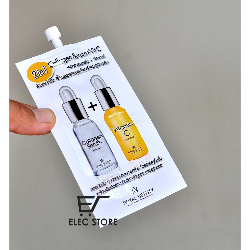 Hộp 6 túi Collagen Serum Vit C 8g Thái Lan