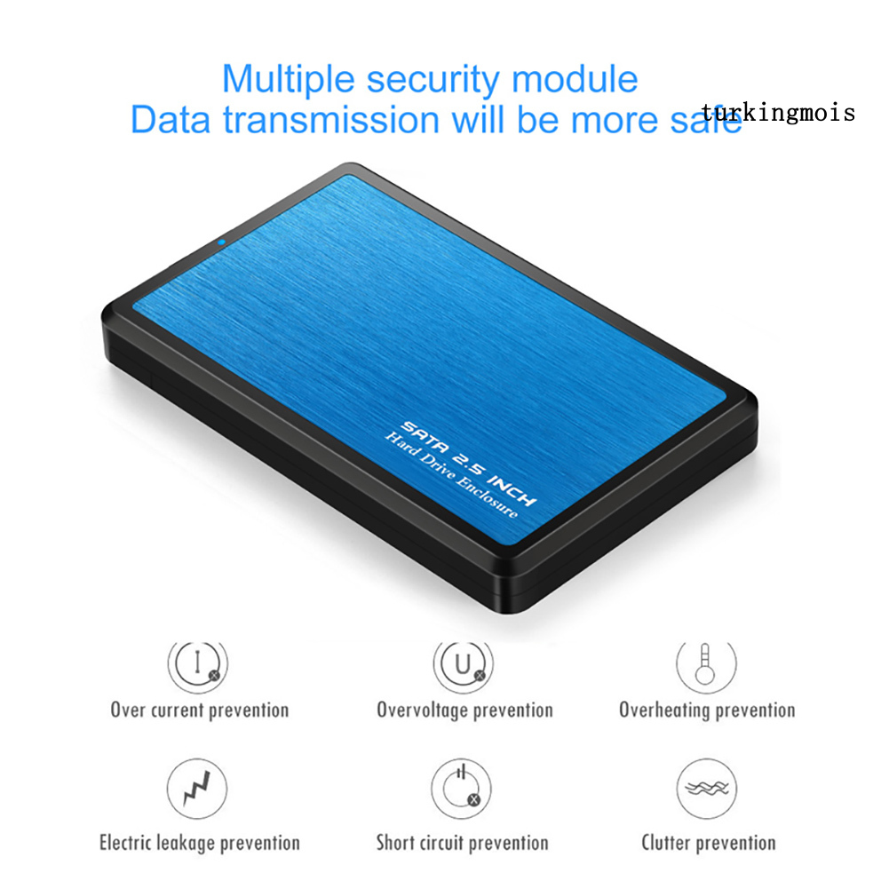 Hộp Đựng Ổ Cứng Usb 3.0 Sata 2.5 Inch Bằng Hợp Kim Kẽm Tiện Dụng | BigBuy360 - bigbuy360.vn