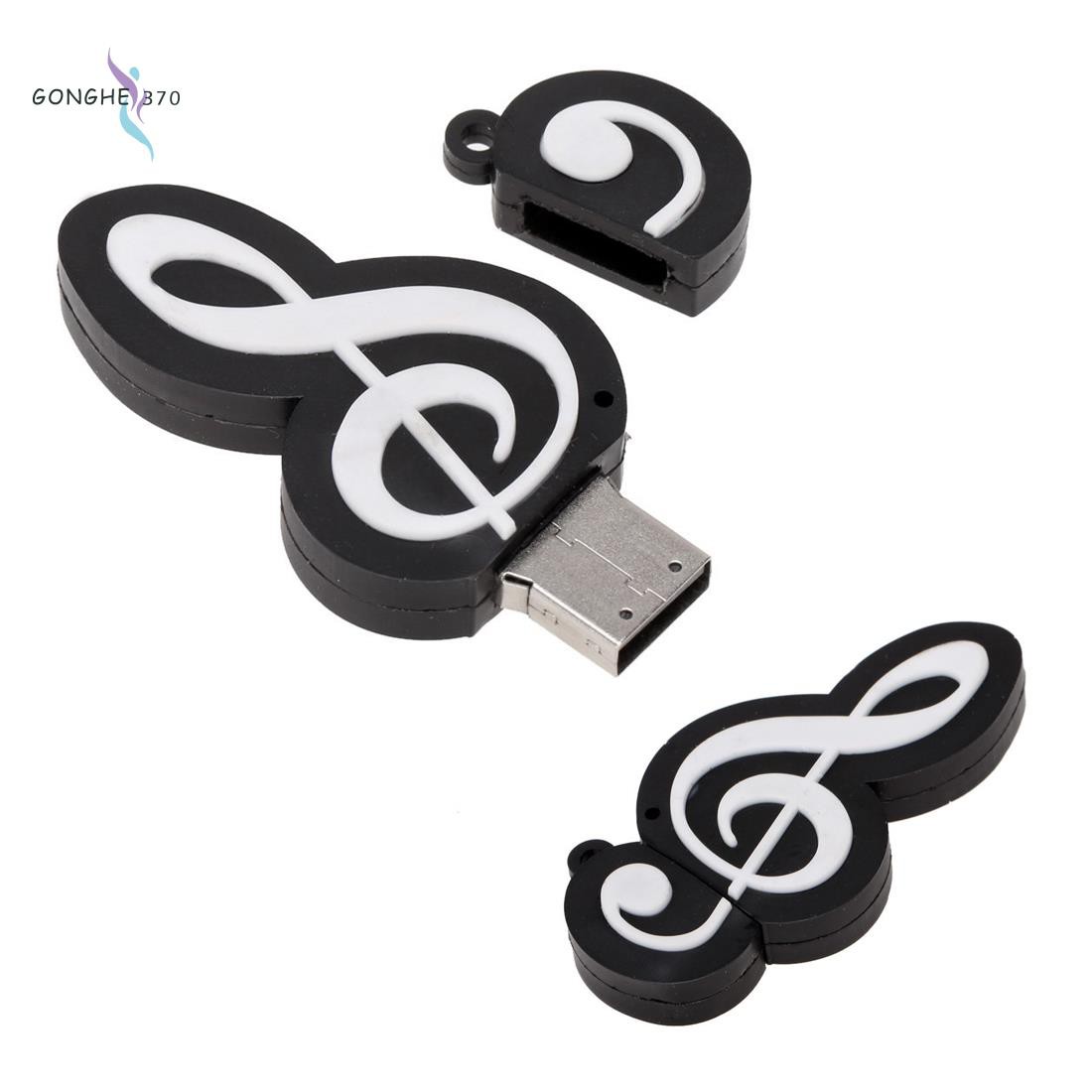 USB 2.0 Stick Cute Cartoon Memory Stick Music Notes Symbol USB 2.0 Memory External USB Flash Drive Memory Stick 4GB | BigBuy360 - bigbuy360.vn
