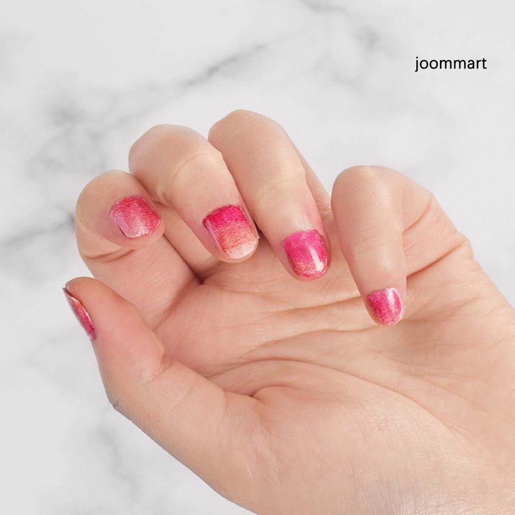 Set 50 Miếng Bọt Biển Mềm Dùng Một Lần Màu Gradient Trang Trí Móng Nghệ Thuật