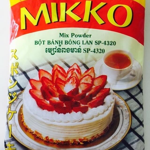 Bột bánh bông lan trộn sẵn mikko gói 1kg