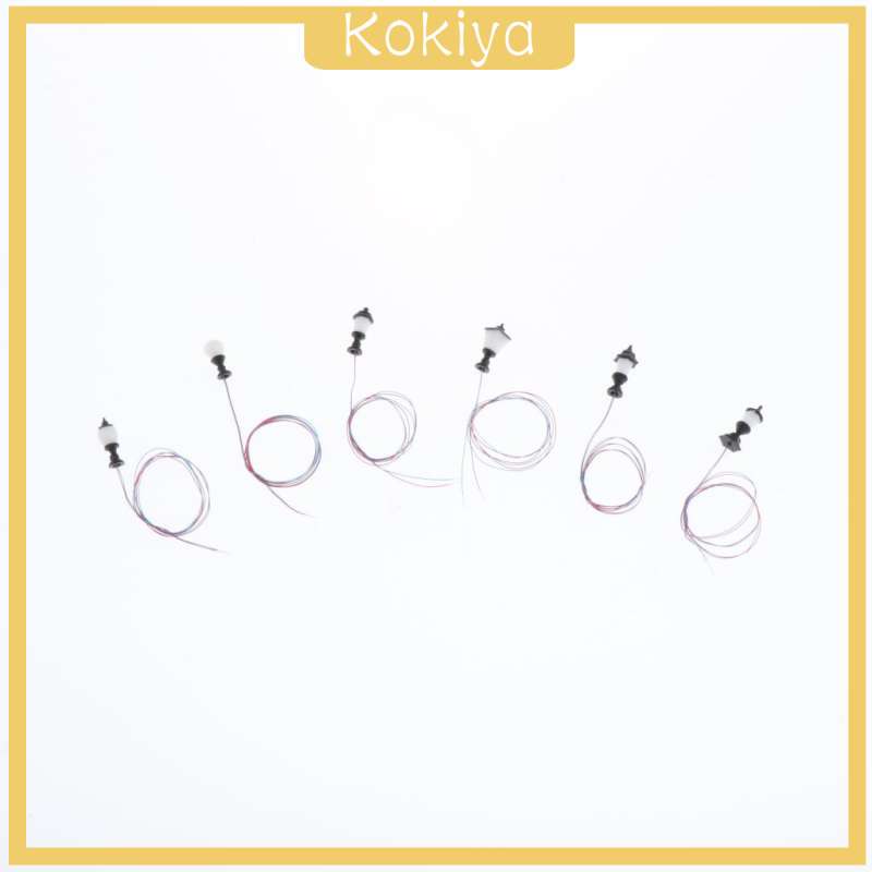 10 Mô hình đèn LED 1.3cm tỉ lệ 1:100 dùng để trang trí tiểu cảnh