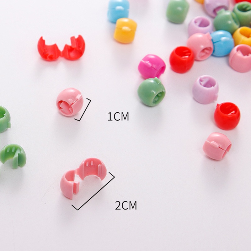 Kẹp Tóc Nhựa Mini Đính Hạt Dễ Thương