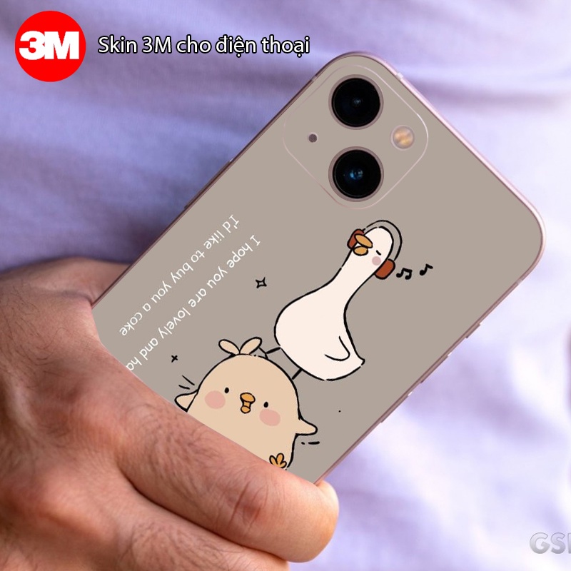 Miếng Dán Skin điện thoại - Decal màn hình 3M titan 3D theo yêu cầu - Cho Iphone Samsung Oppo Xiaomi chóng bức xạ MD 75
