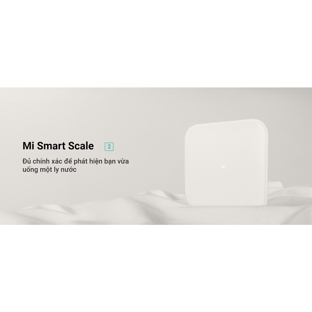 Cân Điện Tử Xiaomi Smart Scale 2 - Bluetooth Low Energy 5.0 - Màn hình LED ẩn - Kính cường lực bền và đẹp - Chính hãng