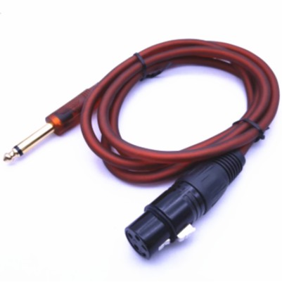 『1.5M/3M/5M/10M』Cáp micro chuyển đổi từ cổng TRS 6.35mm sang cổng XLR 3 pin
