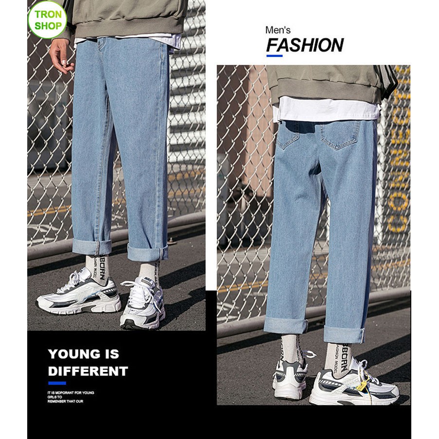 QUẦN JEAN BAGGY NAM BASIC ĐEN TS902 | BigBuy360 - bigbuy360.vn