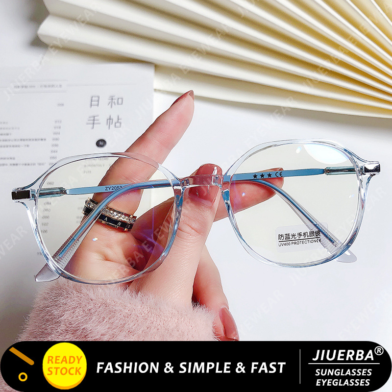 Mắt Kính Gọng Tròn Chống Bức Xạ Thời Trang Cho Bạn Nữ