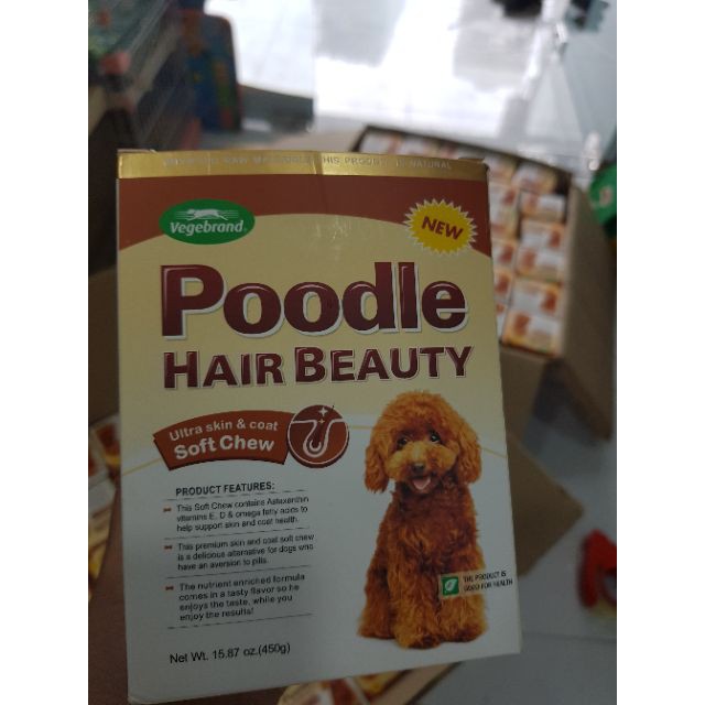 Bánh Thưởng Dưỡng Lông Chó Poodle - Poodle Hair Beauty