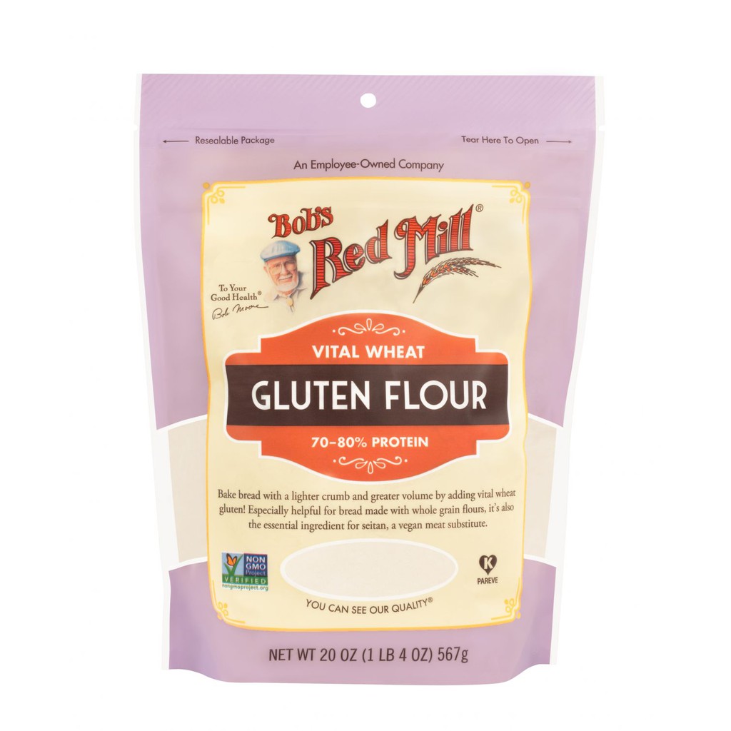 Bột mì căn (seitan) vital wheat gluten Bob's Red Mill 567g Shopee
