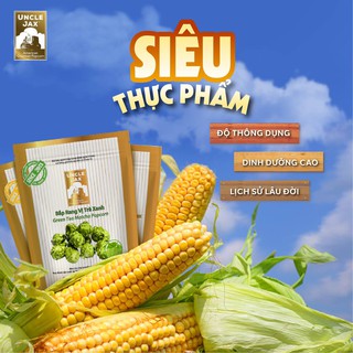 SALE SỐC COMBO 5 GÓI Bắp rang uncle jax vị trà xanh