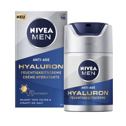 Kem dưỡng da nam Nivea Men Hyaluron SPF15 - Chống lão hoá (50ml)