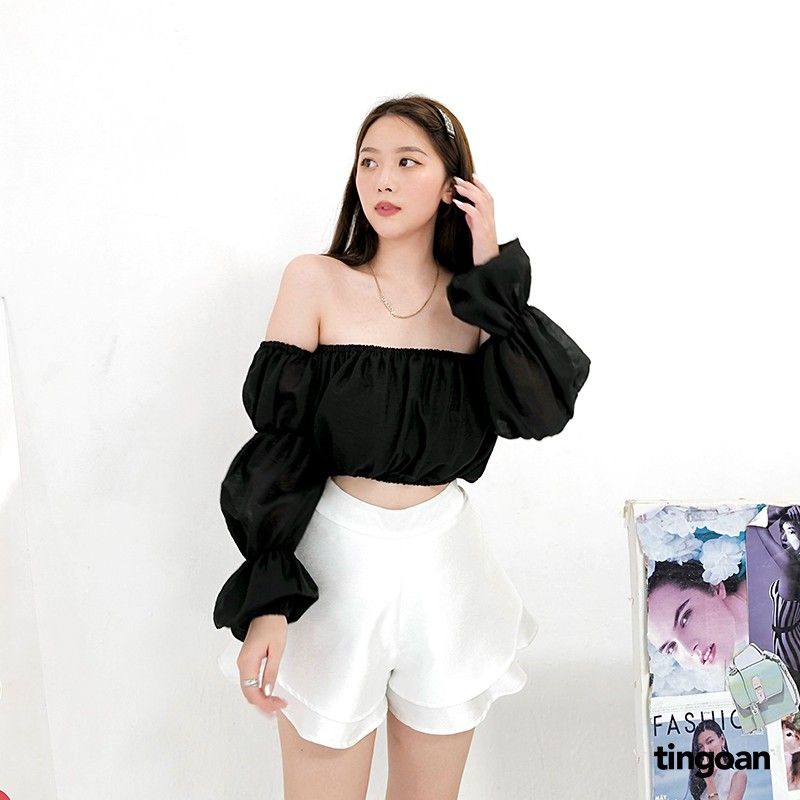 Áo bẹt vai tiểu thư bo eo sang chảnh và XINH xắn TV2&amp;PC❤