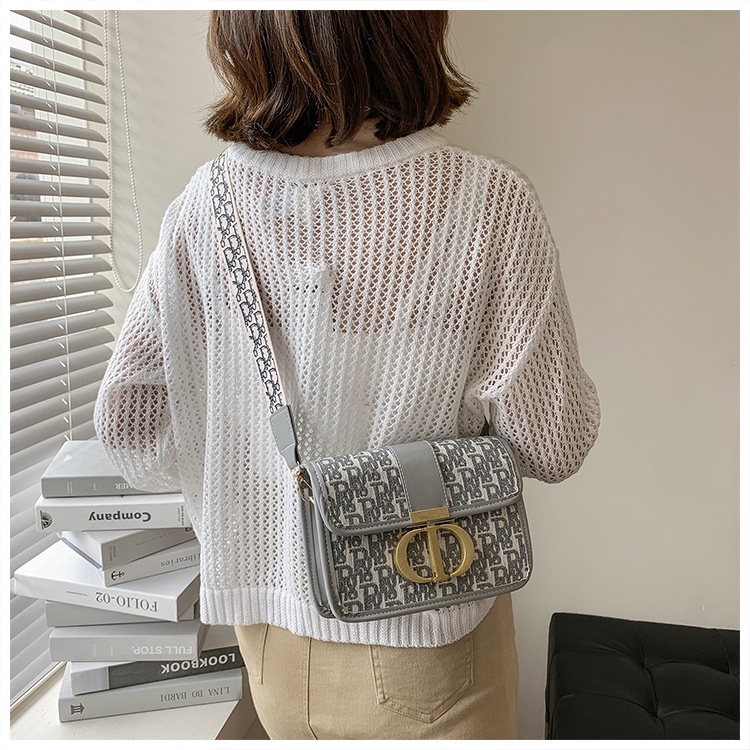 Túi Dior thổ cẩm Chữ CD hot Hit size 21cm cao cấp