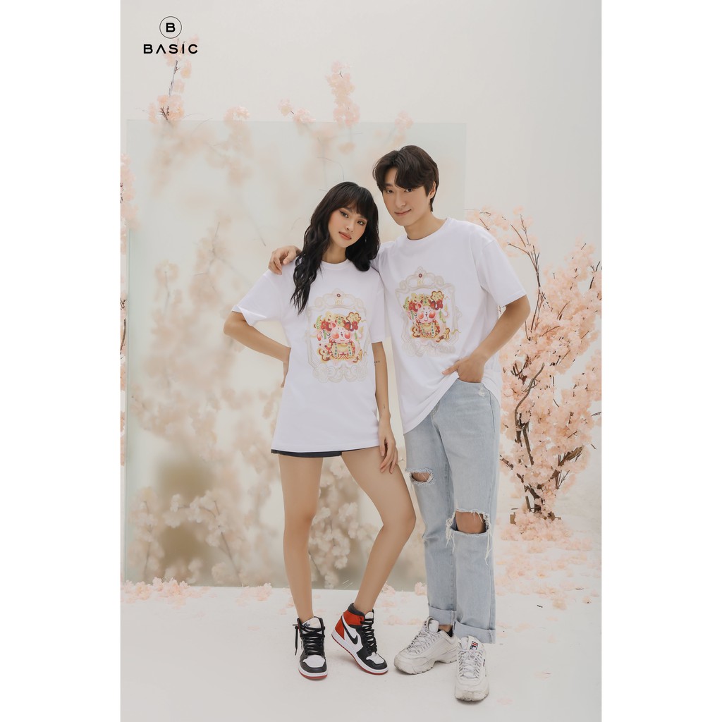 [Mã BMBAU50 giảm 7% đơn 99K] Áo Thun Basic Tết Tân Sửu 2021 Lucky Tee (Có Size Trẻ Em)