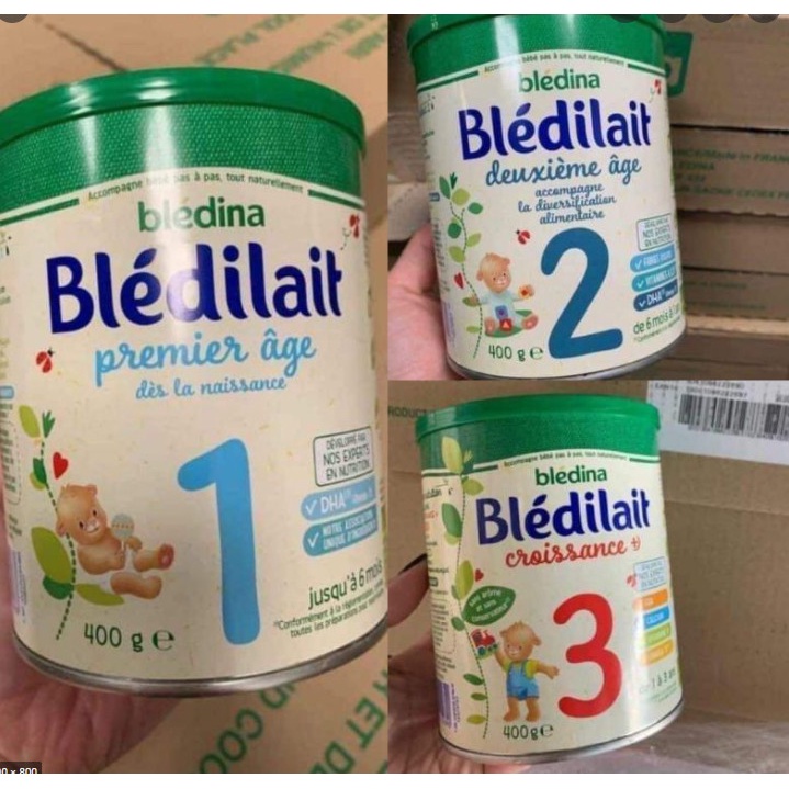Sữa bột Bledilait lon 400g số 1/2/3 (Date 12/2023)