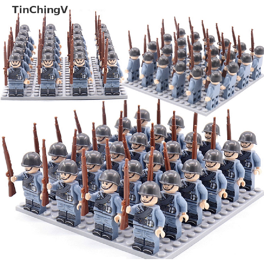 [TinChingV] Đồ Chơi Mô Hình Lính Quân Đội Đức Liên Xô US UK Trung Quốc Lính Quân Đội