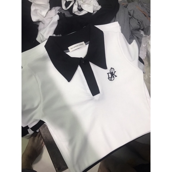 Váy PoLo body phối viền Thêu chữ .(ap).NTN. | BigBuy360 - bigbuy360.vn
