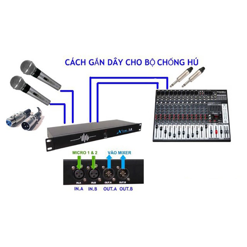 Thiết Bị Chống hú Micro Feedback Xtr2.0 Pro Chính hãng XTRA