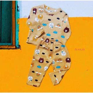 Set nỉ bông cho bé , quần áo trẻ em, bộ nỉ bông cho bé trai bé gái, đồ bộ mặc nhà, quần áo ngủ