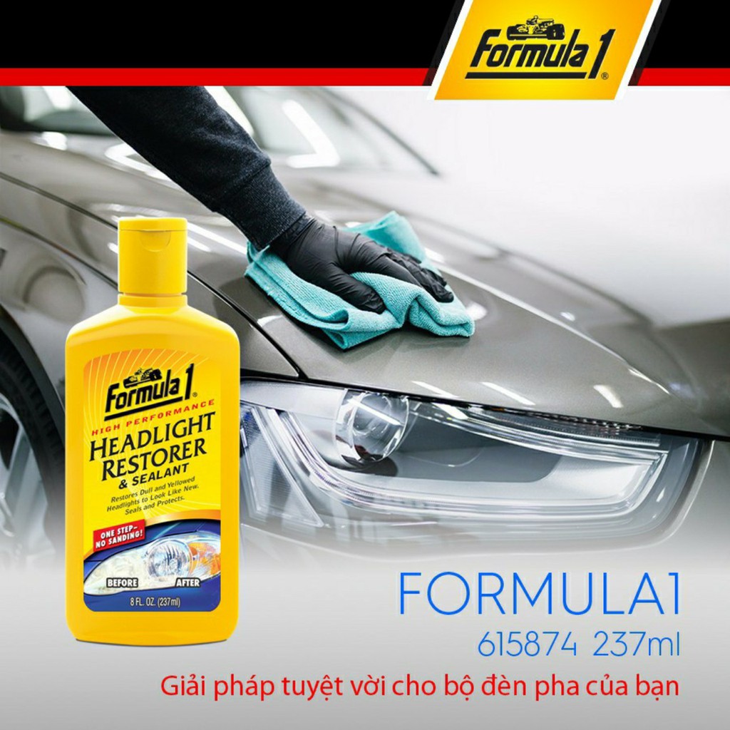 Đánh bóng và phục hồi đèn pha FORMULA 1 615874 237ml ( Hàng Mỹ)